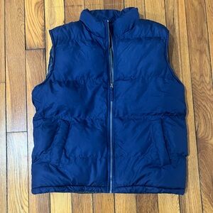 Men's Blue Puffer Vest